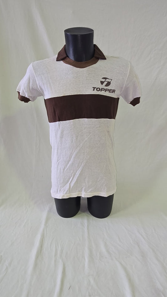 Maglia Camiseta Calcio vintage70/80 Topper CA Platense nr 2 Tg 40 (G)