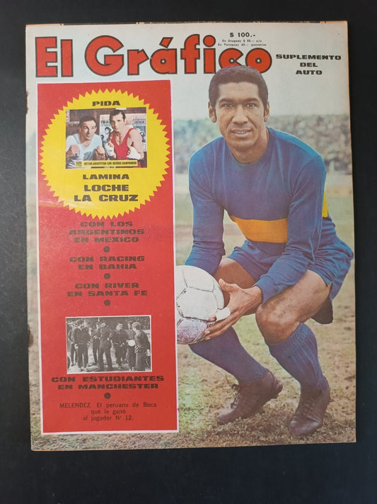 Rivista EL GRAFICO numero 2558  anno 1968 -  Melendez (con poster)
