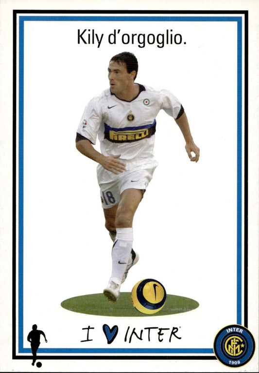 cartolina calciatori Inter Gonzaler