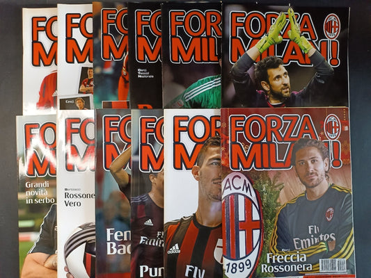 rivista FORZA MILAN - anno 2015 completa 1/12