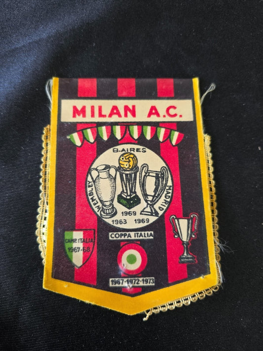 A.C. Milan 1899 mini gagliardetto anni 60/70 3