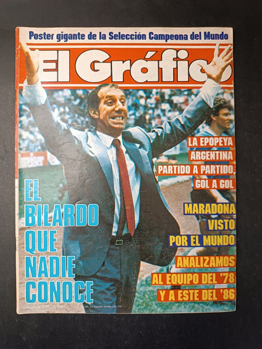 Rivista EL GRAFICO numero 3483 anno 1986 - Argentina (senza poster)