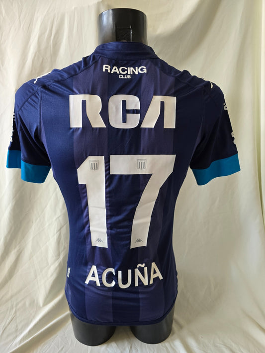 shirt football Racing Club Avelleneda 2017/18 Acuña 17 Kappa Rca match worn