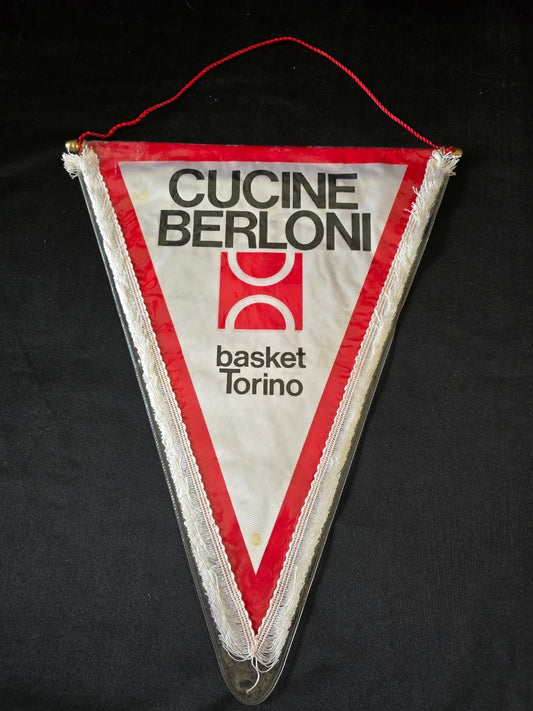 Gagliardetto Pennant  CUCINE BERLONI BASKET TORINO originale