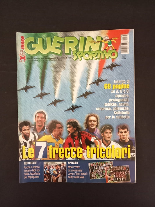 rivista GUERIN SPORTIVO anno 1999 numero 34 - Buffon (con poster)
