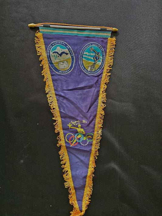 OLD Gagliardetto Pennant  bander�n UNIVERSIDAD  NACIONAL CUYO MENDOZA