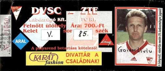 biglietto stadio DVSC - ZTE