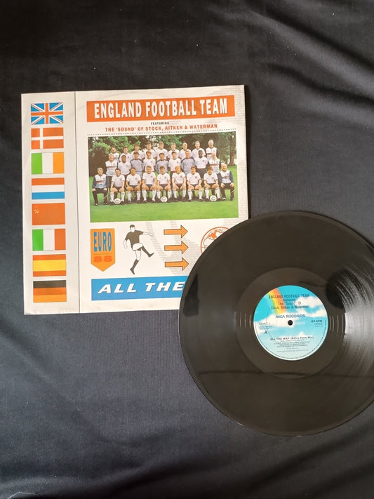 disco 33 giri england football team featuring sound stock aitken waterman