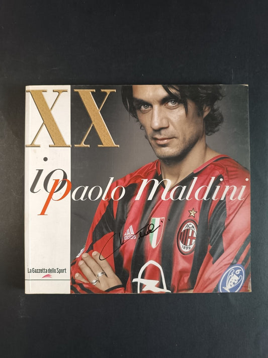 libro Io Paolo Maldini Gazzetta dello sport con autografo