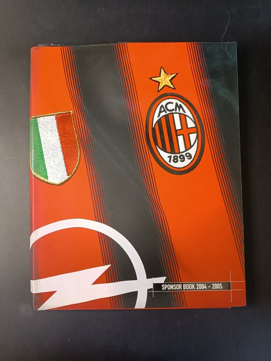A.C.  Milan cartellina folder Sponsor Book  2004/05