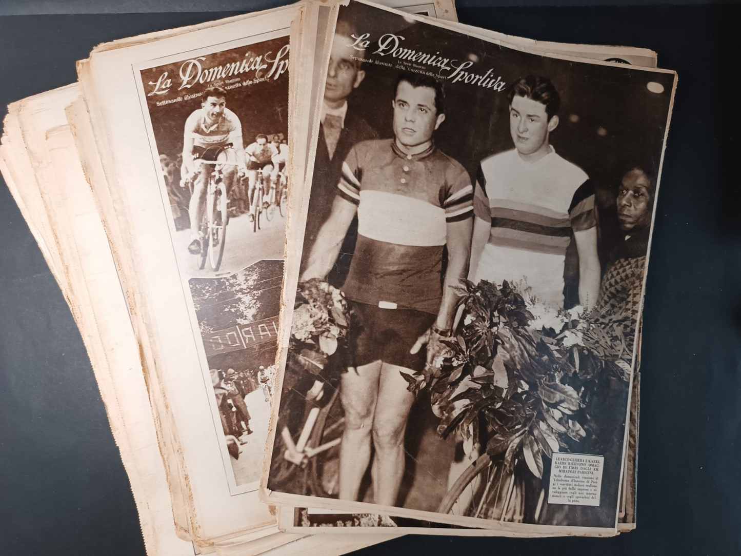 lotto LA DOMENICA SPORTIVA 1934 completa da 1 a 53 numeri con speciale