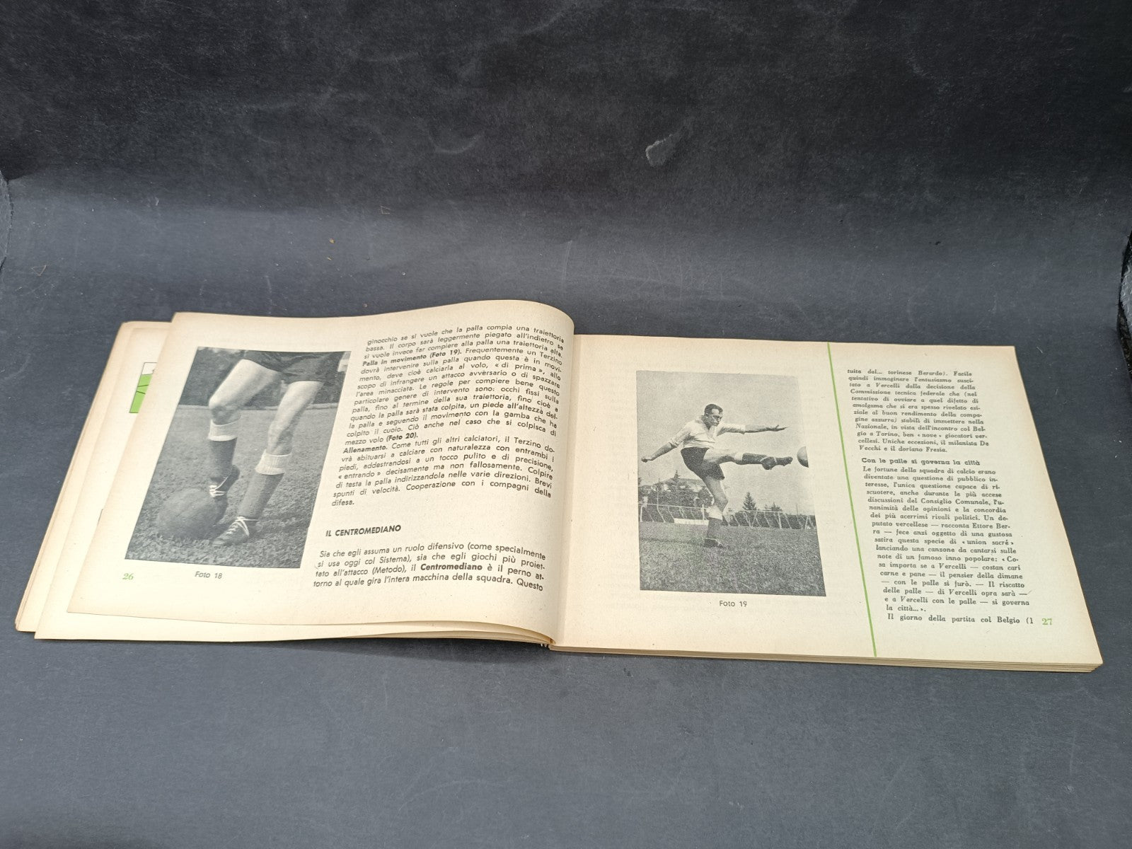 Libro Tutto sul calcio Edizioni Apis 1952