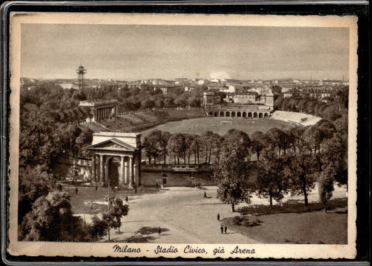 cartolina postcard Milano Stadio Civico , Gi� Arena