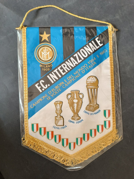 gagliardetto fanion pennant Internazionale fc milano  1908 anni 80