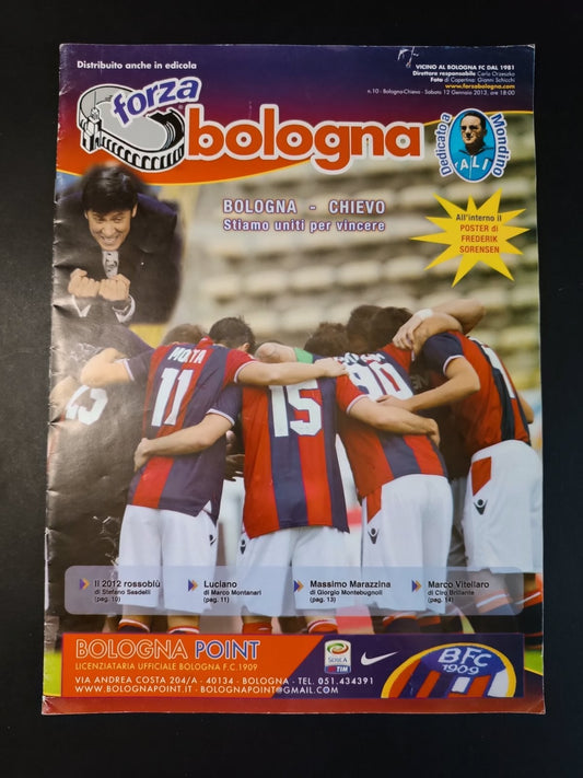 rivista FORZA BOLOGNA numero 10 - 2013 - Morandi - poster Sorensen