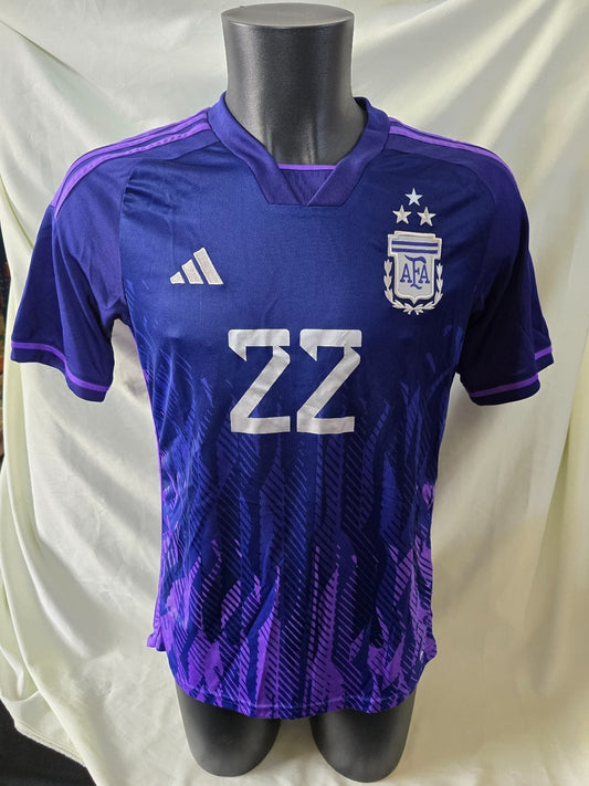 Calcio camiseta tshirt Adidas ARGENTINA nr 22 2022 (m14)