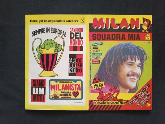 rivista MILAN SQUADRA MIA numero 1 anno 1991 - Gullit - con poster