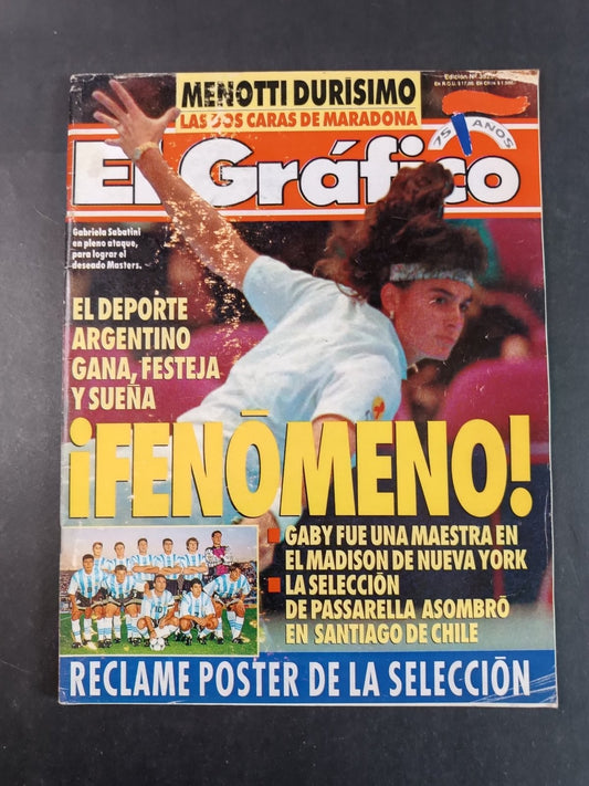 Rivista EL GRAFICO numero 3920 anno 1994 - Gabriela Sabatini (senza poster)
