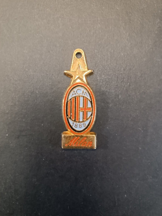 Badge Spilla A.C.Milan pendaglio portachiavi metallo