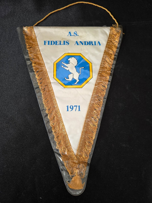 Gagliardetto Pennant fanion A.S. FIDELIS ANDRIA 1971