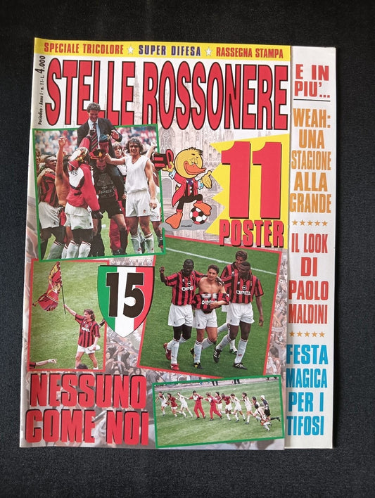 Rivista STELLE ROSSONERE Anno I n 11 Weah/Maldini
