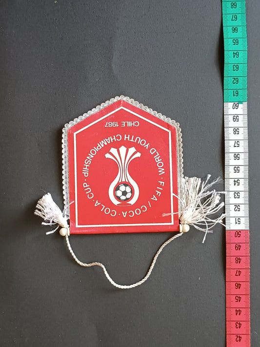 gagliardetto Pennant calcio FIFA Coca-Cola Chile 1987