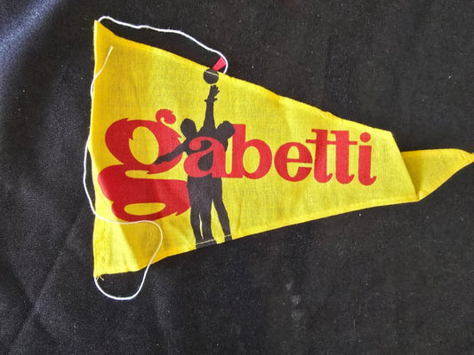Bandierina Gabetti Basket Pallacanestro Cantu'  originale anni 70/80