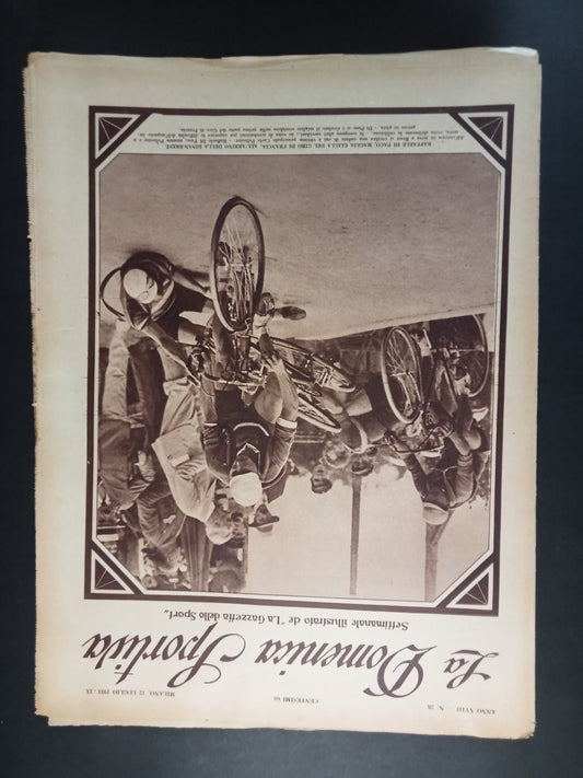 rivista LA DOMENICA SPORTIVA numero 28 - 1931 - DI Paco maglia gialla