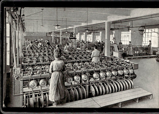 cartolina postcard Pirelli Conduttori Elettrici Sala Macchine per l'applicazione