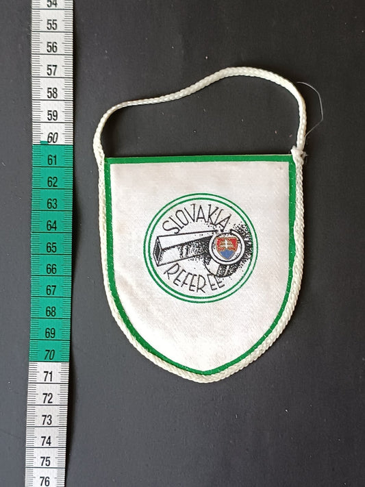 gagliardetto Pennant calcio Slovakia Referee
