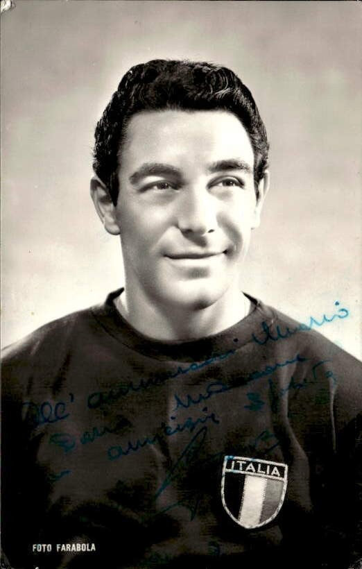 Cartolina Benito Lorenzi con dedica e autografo