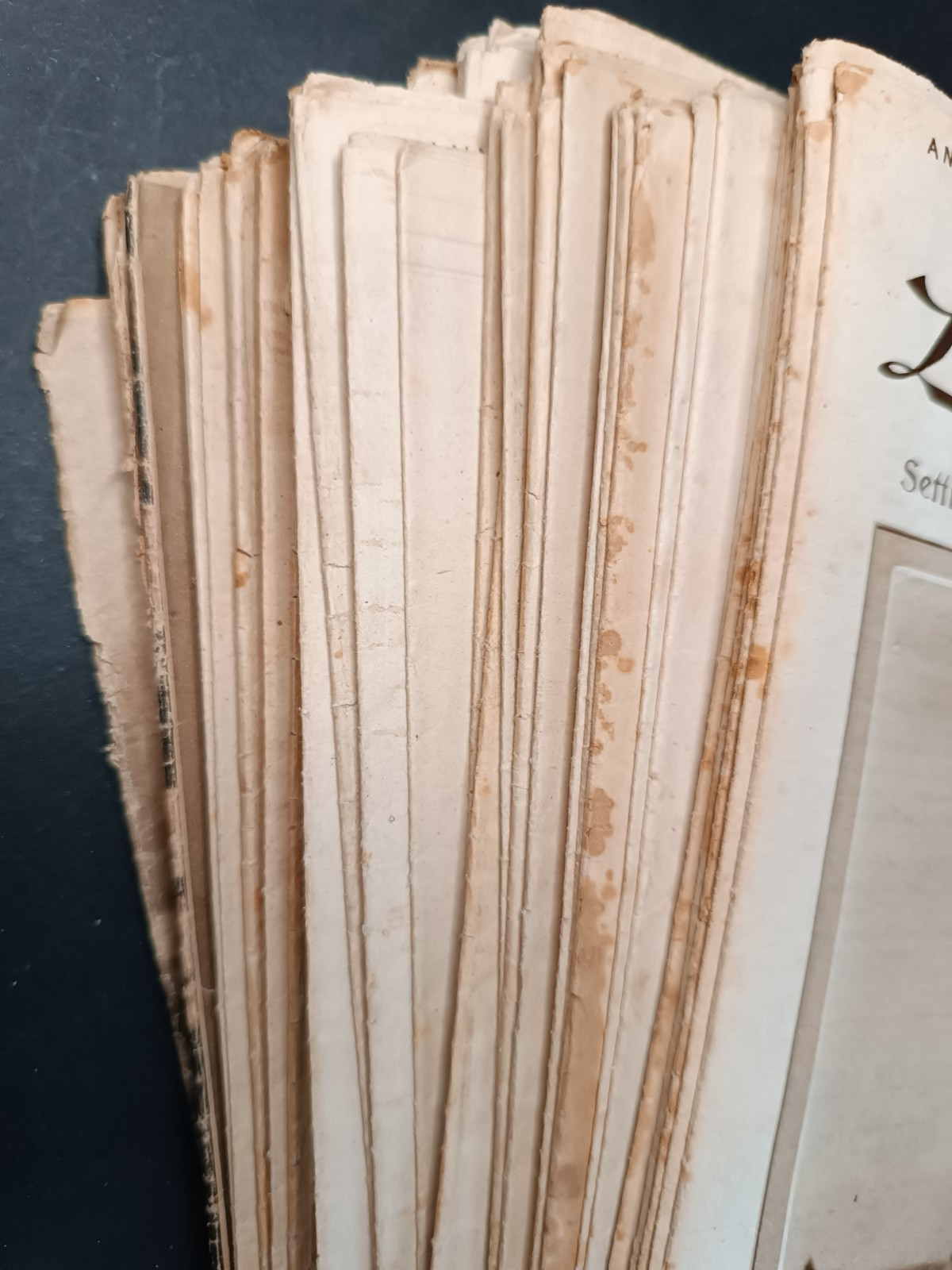 lotto LA DOMENICA SPORTIVA 1934 completa da 1 a 53 numeri con speciale