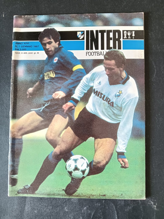 Rivista INTER FOOTBALL CLUB n 1 1987