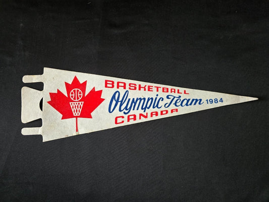 Gagliardetto pennant Basketball Olimpic Team Canada 1984 originale