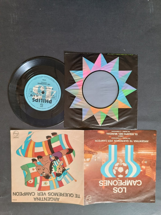 Vinile 45 giri LOS CAMPEONES ARGENTINA 78