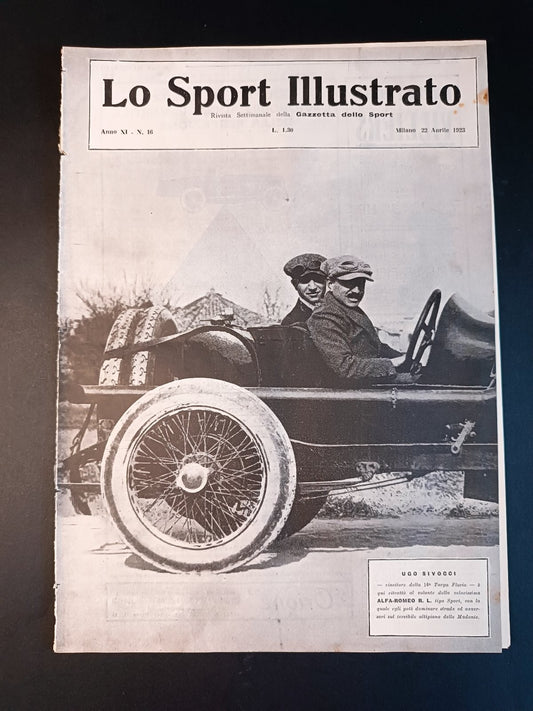 rivista  LO SPORT ILLUSTRATO 1923 n 16