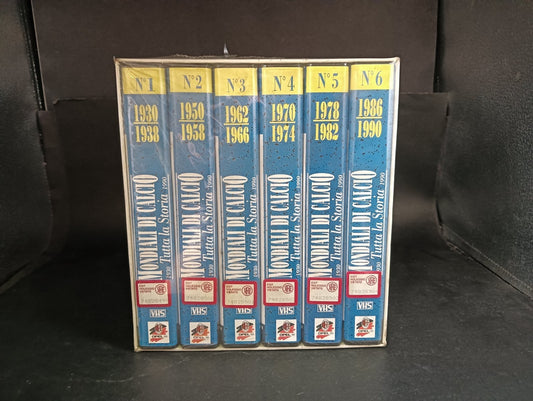 VHS BOX MONDIALI DI CALCIO 1/6 TUTTA LA STORIA Sospello Editore