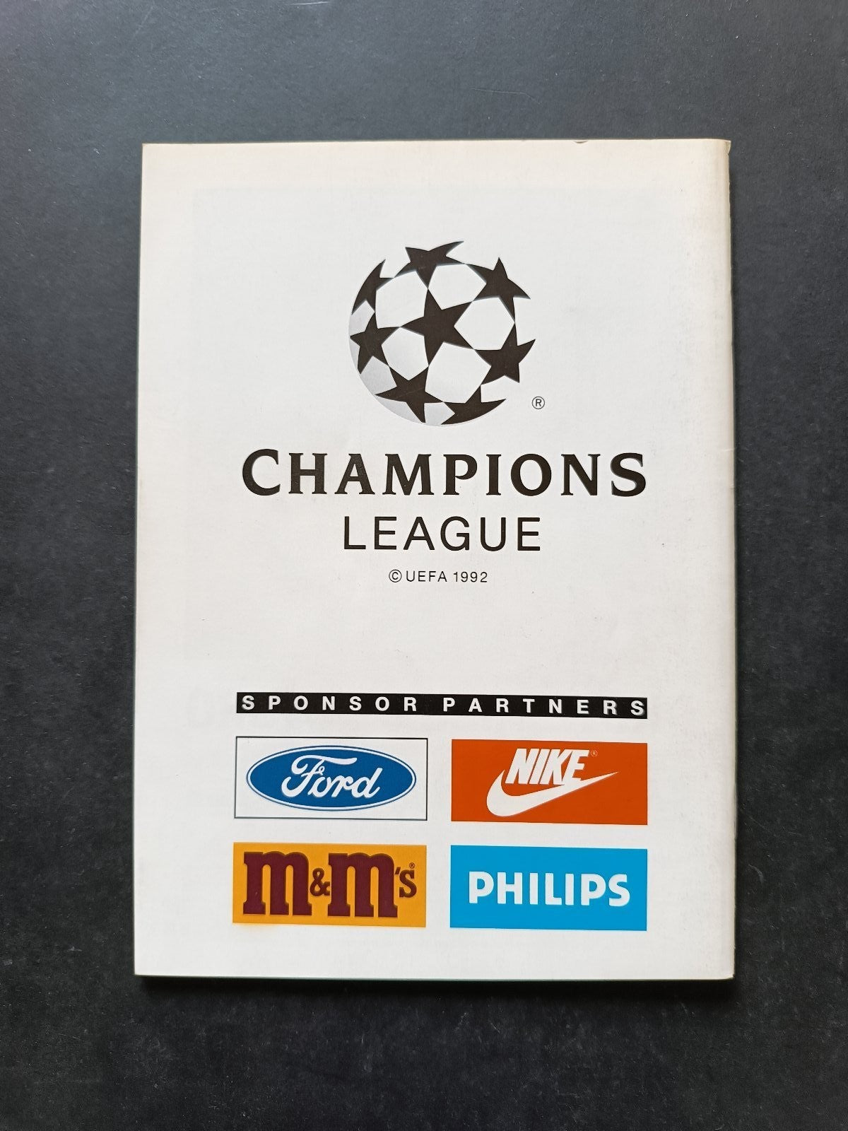 programma Ufficiale Champions League PORTO MILAN 3 marzo 1993 (spagna)