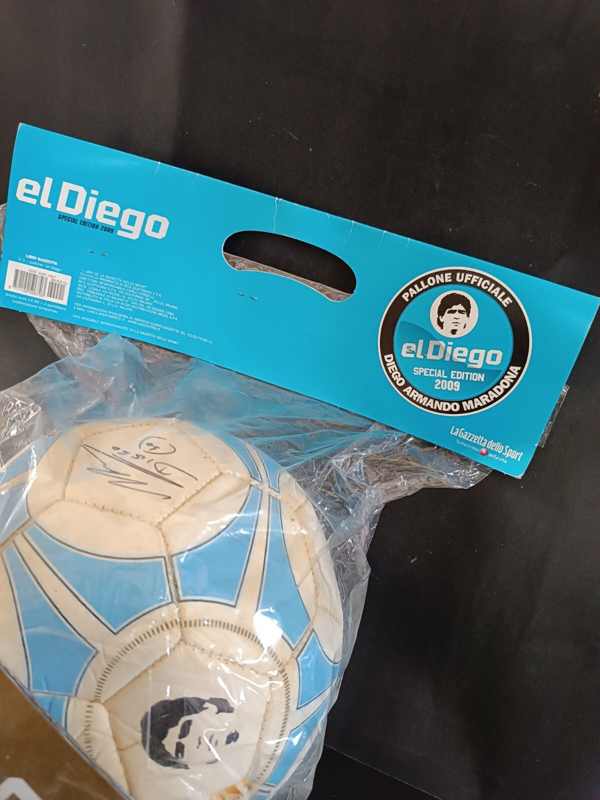 Pallone Diego Maradona 2009 tiratura limitata sigillato - Blisterato