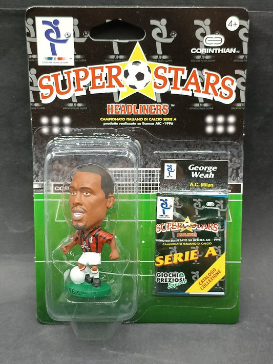 action figure calcio Corinthian Super Stars Headliners George Weah Milan