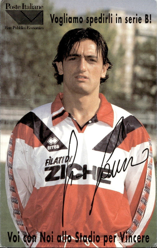 cartolina calciatori autografata in originale Giocatore dell' A.C. Carpi 1