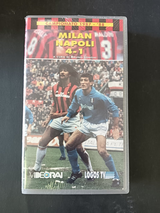 VHS VHS CAMPIONATO 1987-88 MILAN-NAPOLI 4-1 Logos Tv