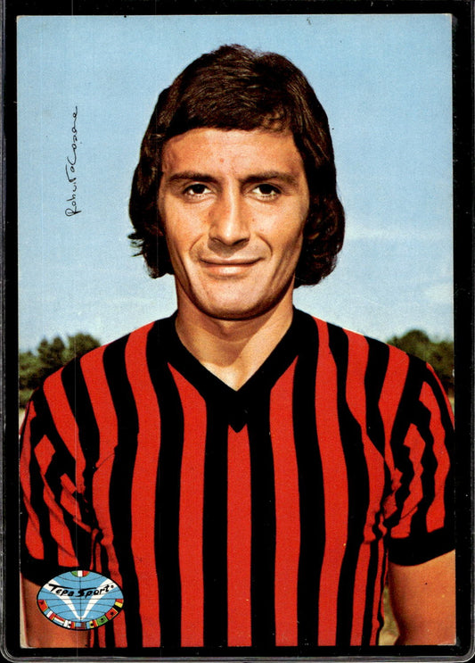 cartolina postcard Calcio Milan TEPA SPORT Roberto Casone
