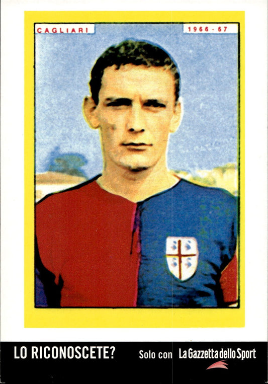 cartolina calciatori Cagliari lo riconoscete?