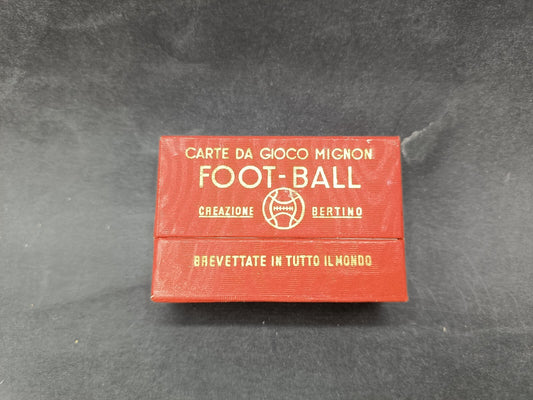 Mazzo carte da gioco Mignon Creazione Bertino Football confezione rossa