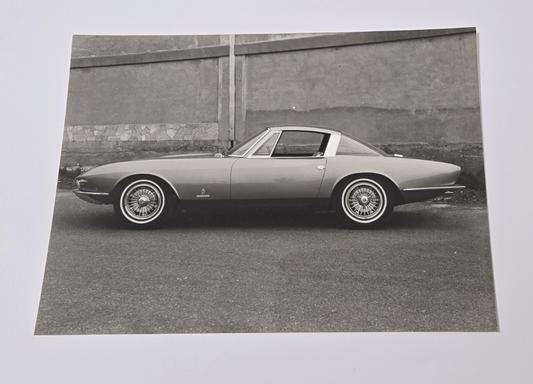 FOTO originale 1964 Chevrolet Corvette coupè PININFARINA 177x127 mm fianco