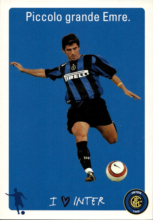 cartolina calciatori Inter Emre