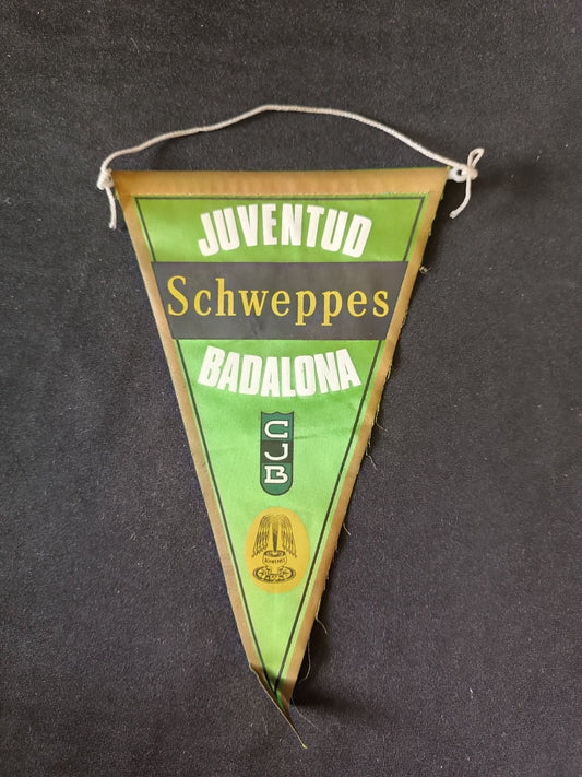 Gagliardetto Pennant Juventud Badalona Spagna Basket 1967 Vintage