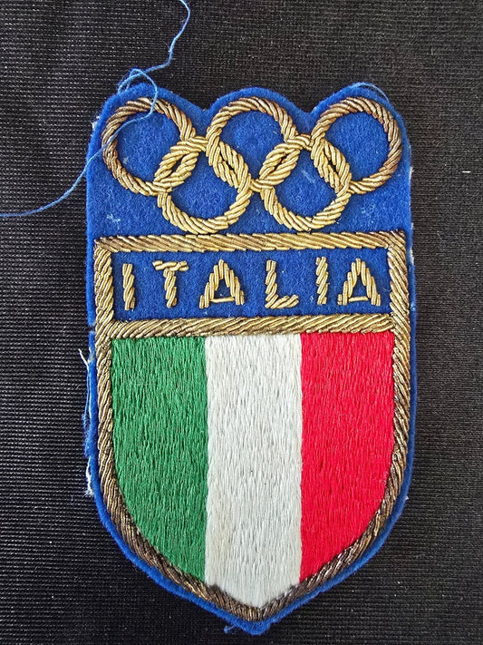 Toppa Ricamata Patch Originale CONI Nazionale Basket Olimpiadi anni 70