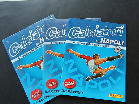 Serie completa Panini Calciatori del Napoli 1/3 Gli azzurri nelle figurine